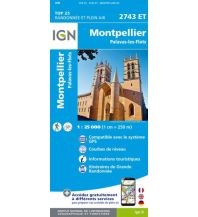 Wanderkarten Frankreich IGN Carte 2743 ET, Montpellier 1:25.000 IGN