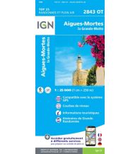 Wanderkarten Frankreich IGN Carte 2843 OT, Aigues-Mortes 1:25.000 IGN