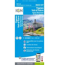 Wanderkarten Frankreich IGN Carte 3633 ET, Tignes, Val-d'Isère 1:25.000 IGN