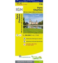 Wanderkarten IGN Carte 118 Top 100 Frankreich - Paris, Chartres 1:100.000 IGN