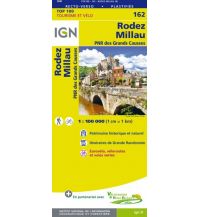 Wanderkarten Frankreich IGN Carte 162 Frankreich - Rodez, Millau 1:100.000 IGN