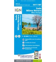 Hiking Maps IGN Carte 4411 MT Frankreich - Sada, Mlima Benara 1:25.000 IGN
