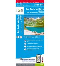 Wanderkarten IGN Carte 3534 OT-R Frankreich - Les Trois Vallees 1:25.000 IGN