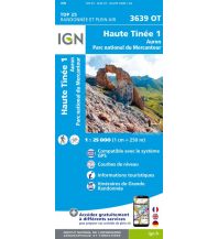 Hiking Maps France IGN Carte 3639 OT, Haute Tinée 1, 1:25.000 IGN