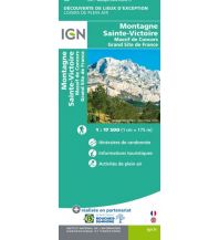 Hiking Maps France IGN Spezialkarte Montagne Sainte-Victoire 1:17.500 IGN
