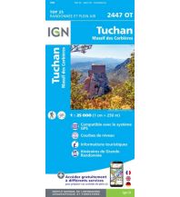 Wanderkarten Frankreich IGN Carte 2447 OT, Tuchan, Massif des Corbières 1:25.000 IGN