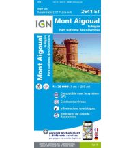 Wanderkarten Frankreich IGN Carte 2641 ET, Mont Aigoual 1:25.000 IGN