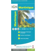 Straßenkarten IGN Outre-Mer Frankreich - Martinique 1:75.000 IGN