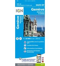 Wanderkarten Schweiz & FL IGN Carte 3429 OT, Genève/Genf 1:25.000 IGN