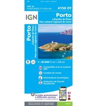 Wanderkarten Frankreich IGN Carte 4150 OT, Porto 1:25.000 IGN