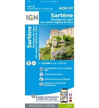 Wanderkarten Frankreich IGN Carte 4254 OT, Sartène 1:25.000 IGN