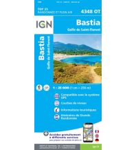 Wanderkarten Frankreich IGN Carte 4348 OT, Bastia 1:25.000 IGN