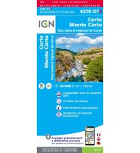 Hiking Maps France IGN Carte 4250 OT-R, Corte, Monte Cinto 1:25.000 IGN
