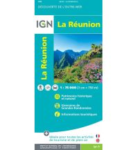 Road Maps Africa IGN Outre-Mer La Réunion 1:75.000 IGN