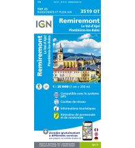 Wanderkarten Frankreich IGN Carte 3519 OT, Remiremont 1:25.000 IGN