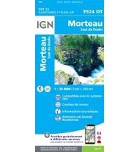 Wanderkarten IGN Carte 3524 OT Frankreich - Morteau 1:25.000 IGN