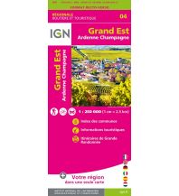 Straßenkarten Frankreich Grand Est - Ardenne-Champagne 1:250.000 IGN