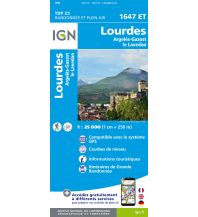 Hiking Maps Pyrenees IGN Carte 1647 ET, Lourdes 1:25.000 IGN