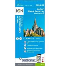 Hiking Maps France Autun MontBeuvray 1:25.000 IGN