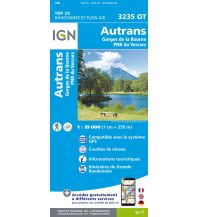 Wanderkarten Frankreich IGN Carte 3235 OT, Autrans 1:25.000 IGN