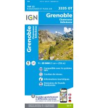 Hiking Maps France IGN Carte 3335 OT, Grenoble 1:25.000 IGN