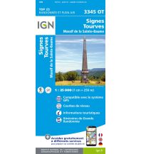 Wanderkarten Frankreich IGN Carte 3345 OT, Signes, Tourves 1:25.000 IGN