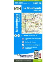 Wanderkarten Frankreich IGN Carte 2433 SB, La Bourboule, Bourg Lastic 1:25.000 IGN