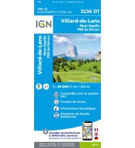 Hiking Maps France IGN Carte 3236 OT, Villard-de-Lans 1:25.000 IGN