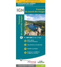 Hiking Maps France Traverseé du massif de Vosges 1:100.000 IGN