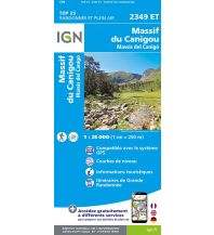 Hiking Maps Pyrenees IGN Carte 2349 ET, Massif du Canigou 1:25.000 IGN