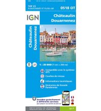 Hiking Maps France IGN Carte 0518 OT, Châteaulin, Douarnenez 1:25.000 IGN