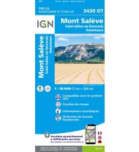 Hiking Maps Switzerland IGN Carte 3430 OT, Mont Salève 1:25.000 IGN