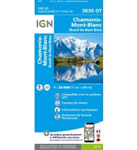 Hiking Maps Switzerland IGN Carte 3630 OT, Chamonix-Mont-Blanc 1:25.000 IGN