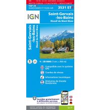 Hiking Maps France IGN Carte 3531 ET-R, Saint-Gervais-les-Bains, Massif du Mont Blanc 1:25.000 IGN