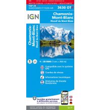 Hiking Maps Switzerland IGN Carte 3630 OT-R, Chamonix-Mont-Blanc 1:25.000 IGN