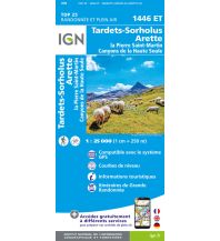 Hiking Maps Pyrenees IGN Carte 1446 ET, Tardets-Sorholus, Arette 1:25.000 IGN