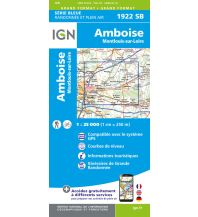 Hiking Maps France IGN Carte 1922 SB, Amboise, Montlouis-sur-Loire 1:25.000 IGN