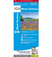 Hiking Maps France IGN Carte 3140 OT-R, Mont Ventoux 1:25.000 IGN
