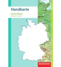 Schulhandkarten Handkarte Deutschland physisch + politisch 1:2.000.000 Westermann Schulbuchverlag GmbH.