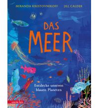 Kinderbücher und Spiele Das Meer - Wichtige Themen: Artenvielfalt und Naturschutz in einem extragroßen Buch mit Neonfarbe auf dem Cover Anette Betz Verlag Ges.mbH.