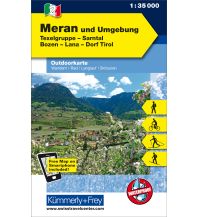 Hiking Maps South Tyrol + Dolomites Meran und Umgebung, Texelgruppe, Sarntal, Bozen, Lana, Dorf Tirol Hallwag Kümmerly+Frey AG