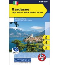 Wanderkarten Italien Gardasee, Lago d'Idro-Monte Baldeo, Verona Hallwag Kümmerly+Frey AG