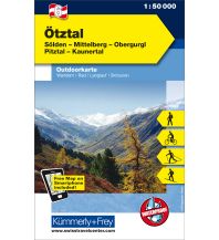 Wanderkarten Tirol Ötztal, Sölden, Mittelberg, Obergurgl, Pitztal, Kaunertal Hallwag Kümmerly+Frey AG