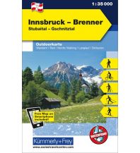 Wanderkarten Tirol Innsbruck, Brenner, Stubaital, Schnitztal Hallwag Kümmerly+Frey AG