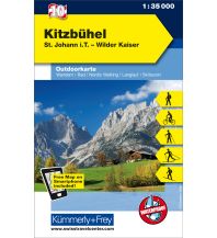 Hiking Maps Tyrol Kitzbühel, St. Johann i. T., Wilder Kaiser Hallwag Kümmerly+Frey AG