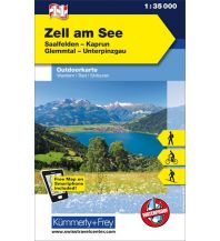 Wanderkarten Salzburg Zell am See, Saalfelden, Kaprun, Glemmtal, Unterpinzgau Hallwag Kümmerly+Frey AG