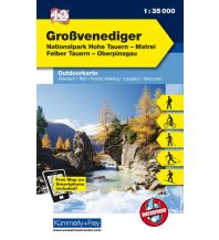Hiking Maps Tyrol Grossvenediger, Nationalpark Hohe Tauern, Matrei, Felber Tauern, Oberpinzgau Hallwag Kümmerly+Frey AG