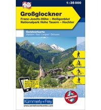 Wanderkarten Osttirol Grossglockner, Franz-Josefs-Höhe, Heiligenblut, Nationalpark Hohe Tauern, Hochtor Hallwag Kümmerly+Frey AG