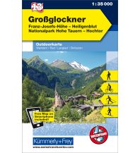 Hiking Maps Osttirol Grossglockner, Franz-Josefs-Höhe, Heiligenblut, Nationalpark Hohe Tauern, Hochtor Hallwag Kümmerly+Frey AG