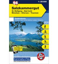 Wanderkarten Salzkammergut Salzkammergut, St. Wolfgang, Bad Ischl, Mondsee, Attersee, Traunsee Hallwag Kümmerly+Frey AG